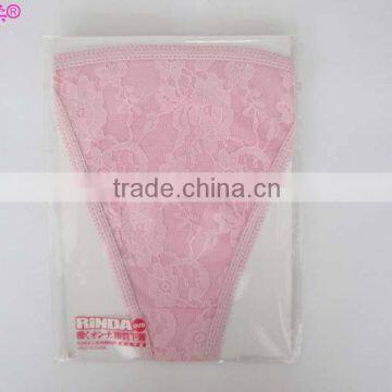 2014 Hot sale Disposable Nonwoven Skin-friendly Female G-string Underwear