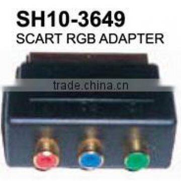 RGB Scart to 3 RCA adapter