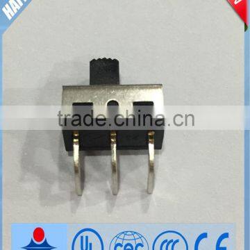 new 2016 electrical waterproof bend pin 3pin mini slide switch