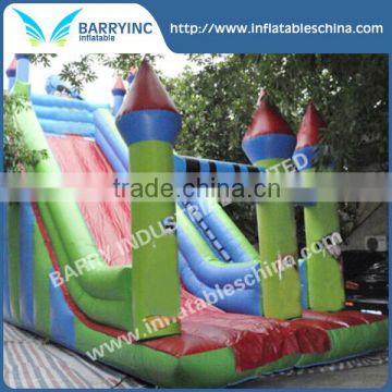 Durable PVC Inflatable Bouncer Slide With Double Lanes