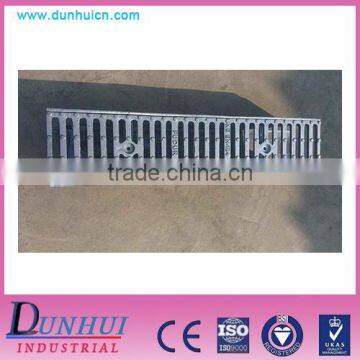 EN1433 Drain polymer concrete channel with iron grating