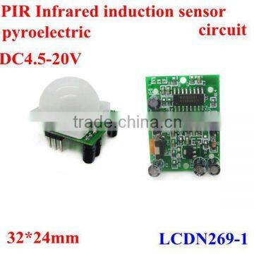 Infrared position PIR sensor,pyroelectric body induction module , 4.5-20V