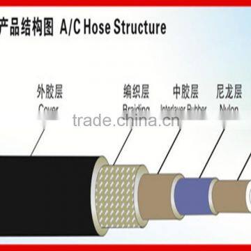 High pressure anti-corrosion low temperature resistant high temperature air conditioning flexible hose