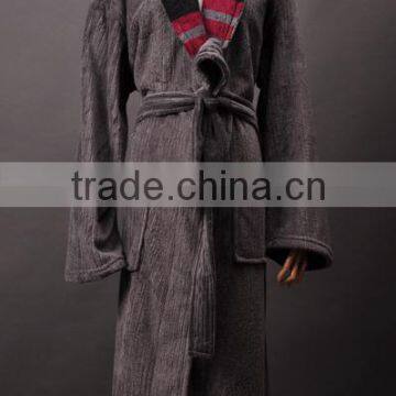 Printed Micro Coral Fleece Bathrobes for Man and Women photo-6