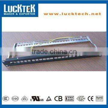 24 Port Cat.5e FTP Empty Patch Panel