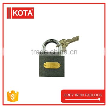 Safety Grey Iron Padlock Iron Gate Door Lock