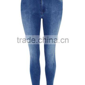 cheap wholesale women's Stretch cotton rich Skinny Mid Wash Jeans