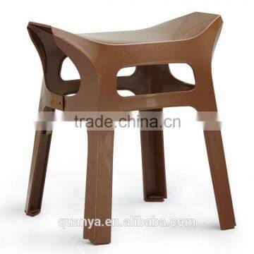 modern design style four leg dining chair/PP side chair armless dining chair