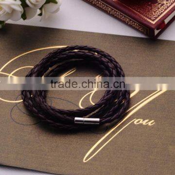 >>>Antique Classical Leather Bracelet Jewelry Multilayer Trendy Wholesale Nnisex Leather Bracelet/