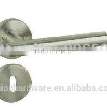 Wholesale European stainless steel door handle, door handle with escutcheon