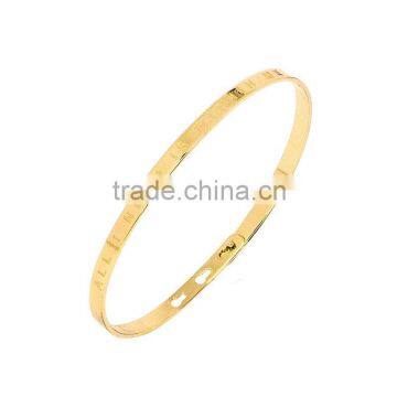 Memories Bangles With Customize Design Word 'ALL I NEED IS WITHIN ME' With 4mm/7mm Width photo-3