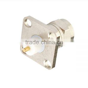 RF Coaxial Connector F Male 4-hole Panel Mount