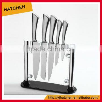 BH02-a stainless steel 14pcs hollow handle kitchen knife set from Hatchen