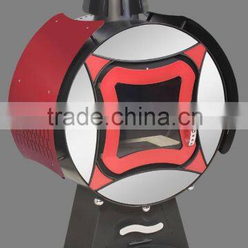 Wood Burning Steel/cast Iron Stove With After Burning CE 16 kw Efficiency 77%