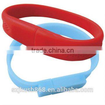 silicon wristband gift bracelet usb flash drive