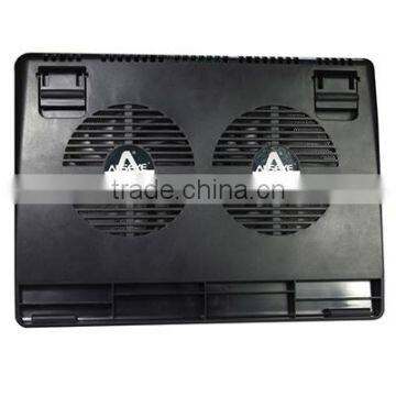 Alseye Ares / ASH-607 Manufacture Good Quality 2 Fans Laptop Electric Cooling Pad photo-4
