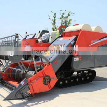 Iran hot sale 4LZ-2.0D 450mm rubber track 90HP Combine harveser