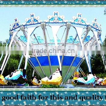 amusement park or shopping mall kiddie rider super swing rides