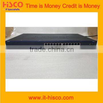 EX2200-24P-4G 24-port 10/100/1000BASE-T Ethernet Switch with PoE+ and four SFP Gigabit Ethernet uplink ports