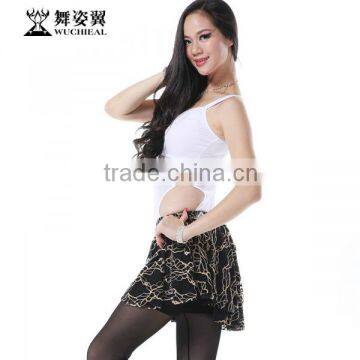 Wuchieal Hot Sale High Quality Cotton Hot Girl Belly Dance Bra Top photo-3