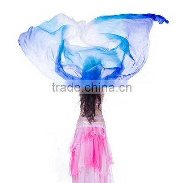 Belly dance true silk veil