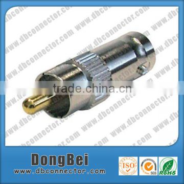 audio converter straight type adapter rca female jack to bnc male plug