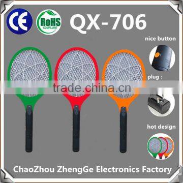 QX706-6 Electric rechargeable Mosquito indoor and outdoor pest control insect racket