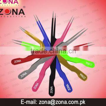 Eyelash Extension Tweezers Straight Sharp Points Private Label Eyelash Extension Tweezers