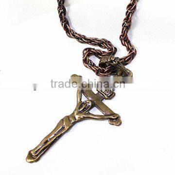 High quality classic jesus cross pendant necklace