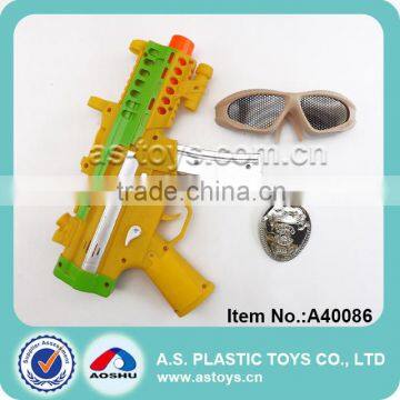 Eco-friendly and safe material plastic toy submachine gun