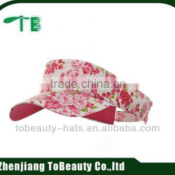 colorful sun visor hat for women