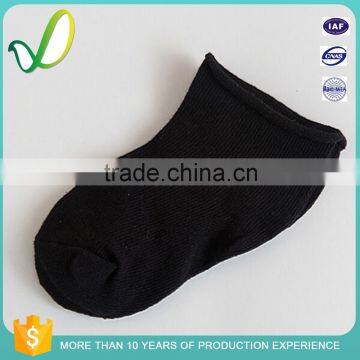 Comfortable Plain Girls Couple Black Socks Custom Sock Manufacturers