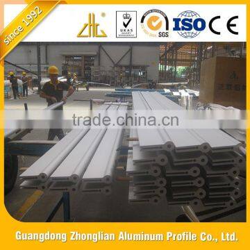 Flat anodizing extruded aluminium profile, industrial aluminium profile, modular aluminium profiles, 6 meter aluminium profile