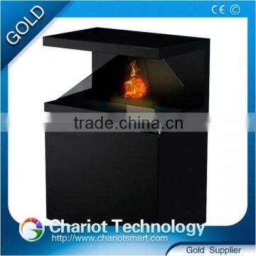 2016 Christmas indoor 3D hologramadvertising showcase, display box, pyramid.