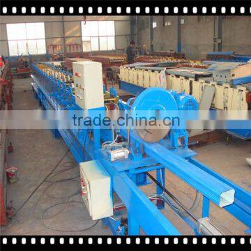 On sale !Mitsubishi PLC Downspout Roll Forming Machine , 10-15m/min Roll Forming Equipment