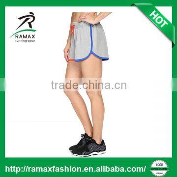 Ramax Custom Womens 100% Polyester Plain Loose Fit Sports Sweat Gym Shorts photo-2