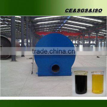 The continuous oil distillation plant with heater directly from China market