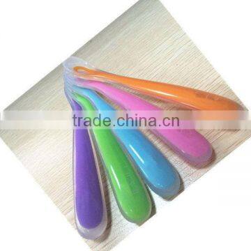 Best quality hotsell quality food grade silicone baby spoon