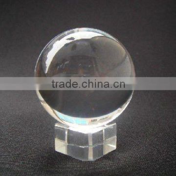 pure crystal ball with laser paperweight for home decorations(R-0676