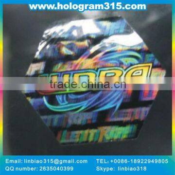 Custom Made Dongguan Adhesive Silver Hologram Sticker photo-6