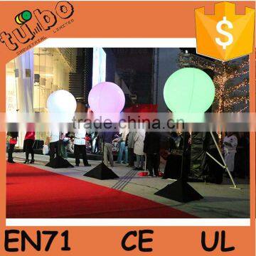 inflatable led light pvc stand balloon with tripod for outdoor