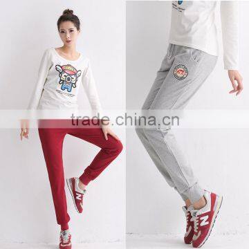 2016 new autumn big code Korean sports pants casual pants pants trousers