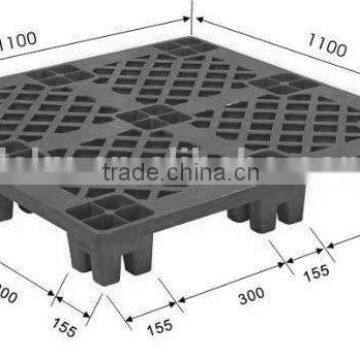 1100x1100mm Black Recycled Material Plastic Pallet