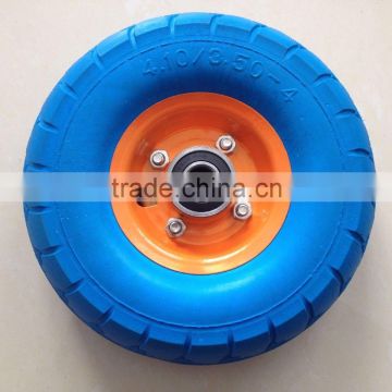 10 inch colored polyurethane wheel