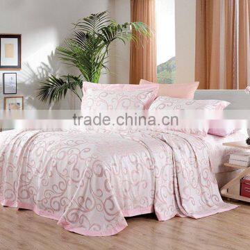 100% bamboo fiber jacquard supersoft elegant bedding set sleeping mat