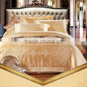 100% satin jacquard Europe Bedding set luxury high quality duvet set