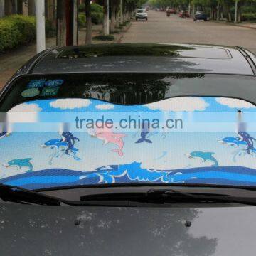 Reduce temprature PE bubble car sunshade