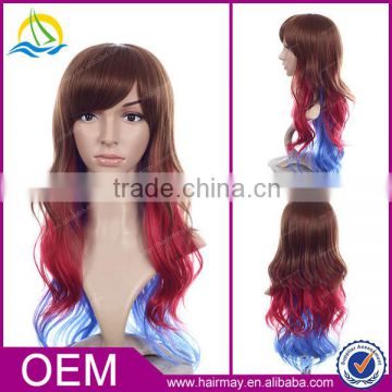 New style wholesale ombre synthetic hair