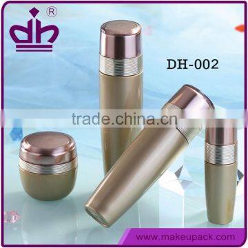 50g electroplating empty glass cosmetic spray bottles wtih pump