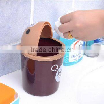 New Design Destop Trash Can /stationary Storge Bucket /Table Top Acrylic/plastic photo-2